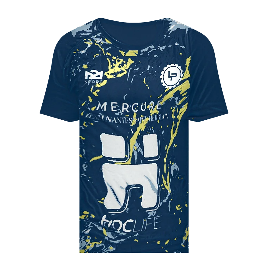 Maillot marine de Welcome to the Landes 2026, vu de face